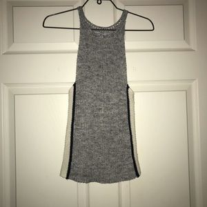 Gray American Eagle Sweater Tank Top